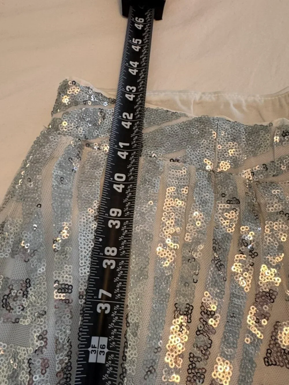 Sequin Flare Pants – High Waisted Bell Bottoms -Size XL - HS0331 - Picture 5 of 6